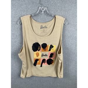 Barbie Shirt Women's 3X Tan Tank Top Hairstyles‎